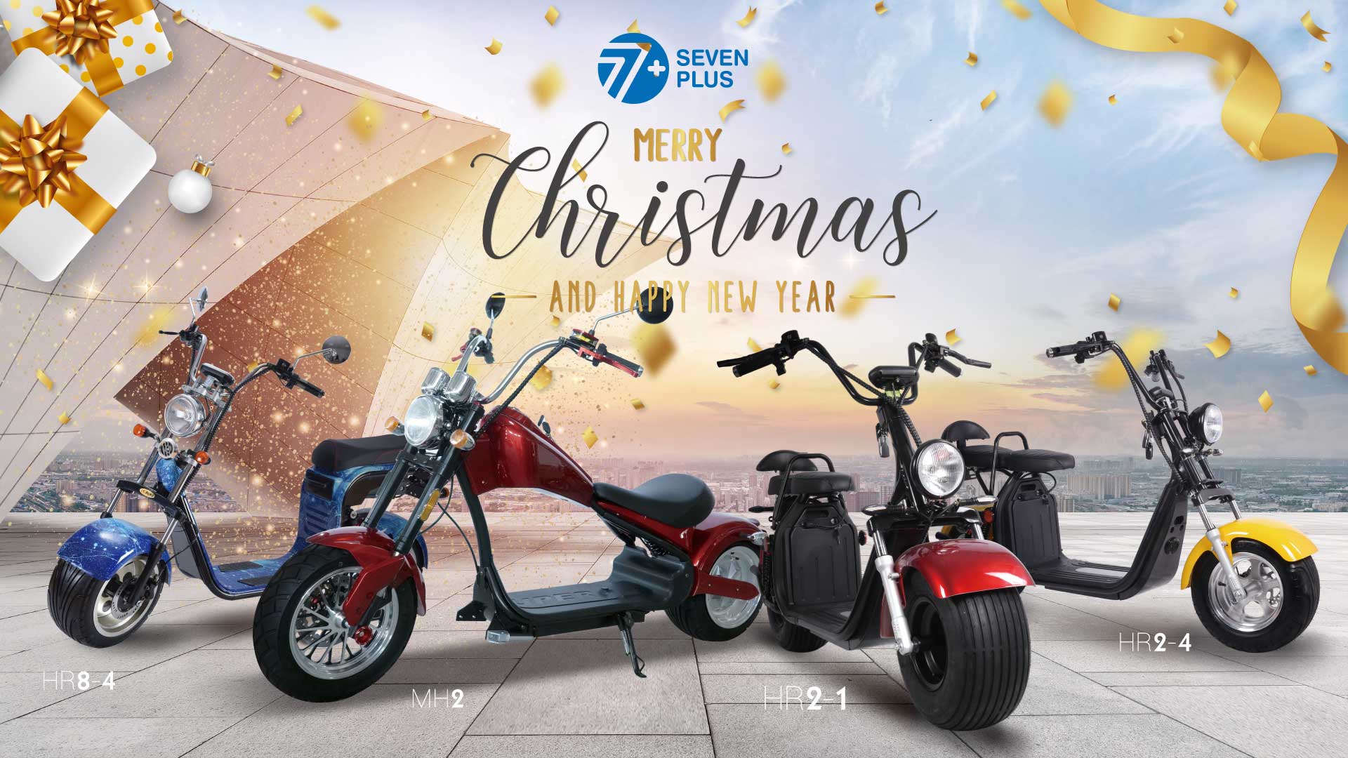 Christmas gifts 2021 - Electric three-wheel scooter